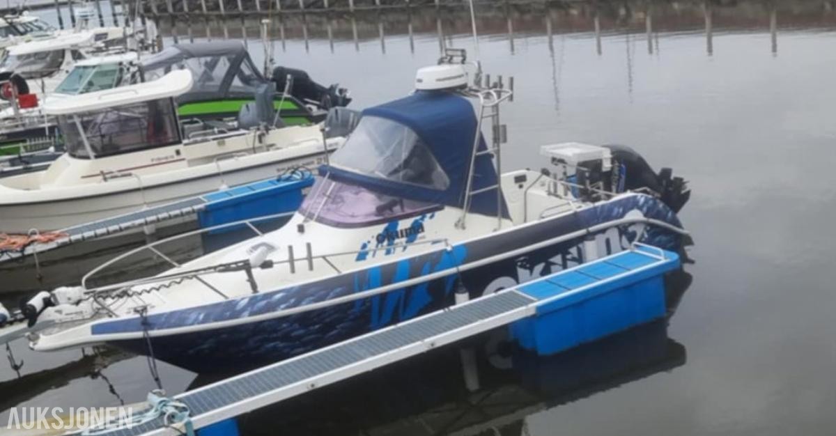 2001 Galia Galeon 660WA båt med Mercury Seapro motor - masse utstyr
